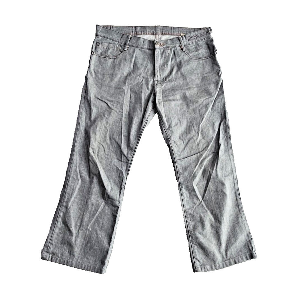 Monarchy Collection‎ Jeans Women's 38 (40x27) Grey Embroidered Denim RN# 116652